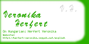 veronika herfert business card